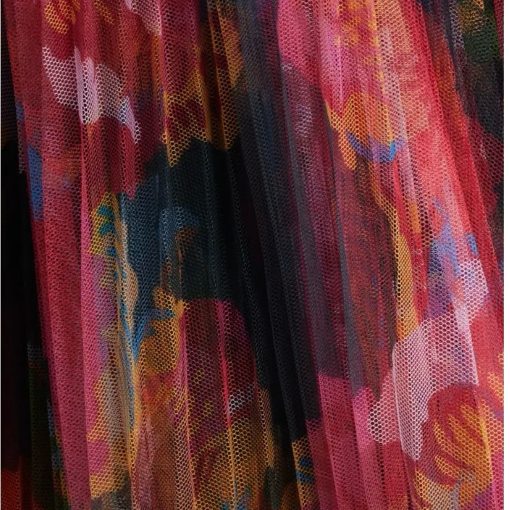 NWT Hutch Multicolor Pleated Maxi Dress - Picture 9 of 10